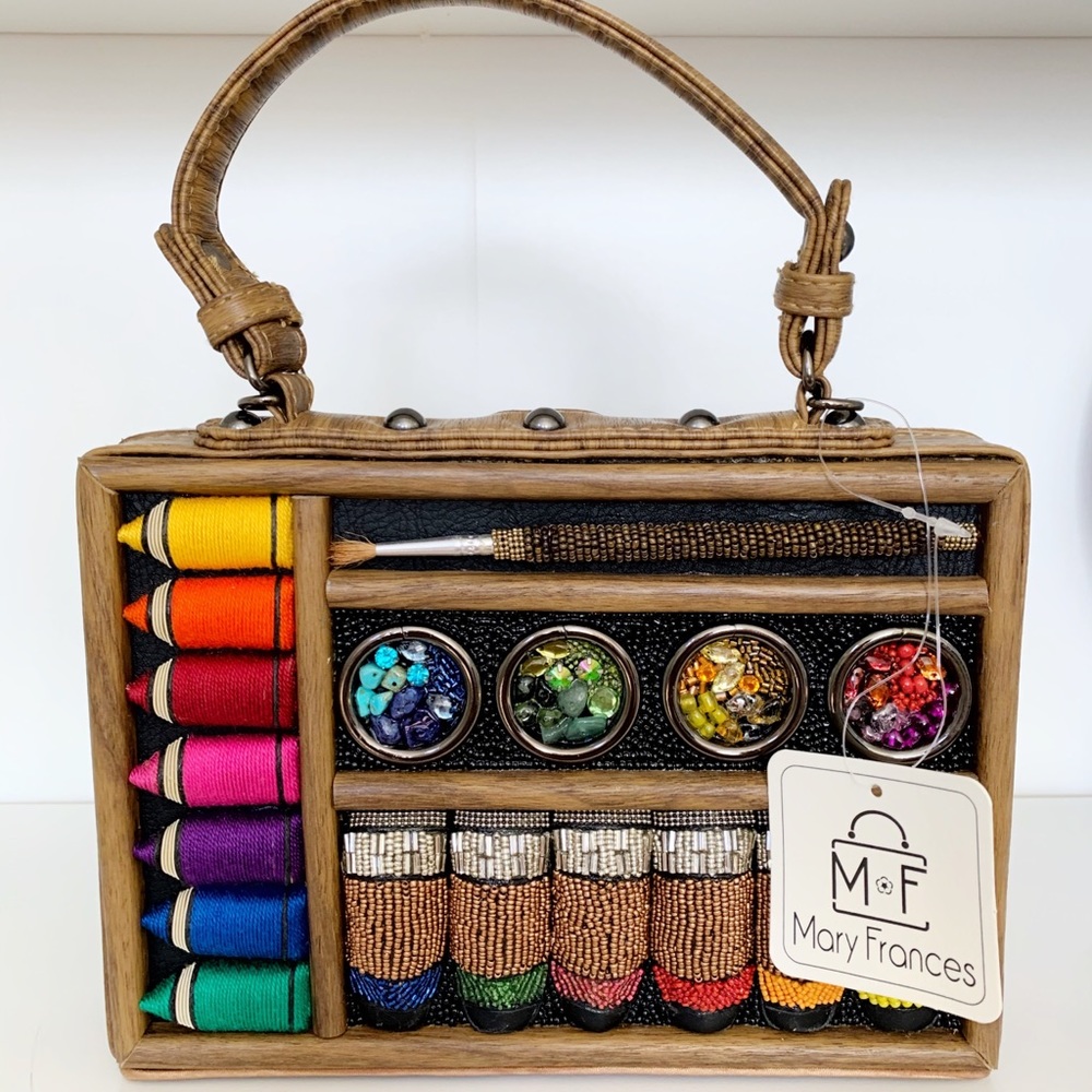 Mary Frances Art and Soul Handbag, Novelty Clutch